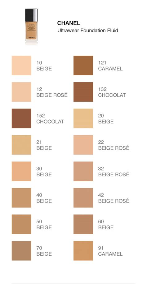 chanel foundation brush 16|chanel foundation color shade chart.